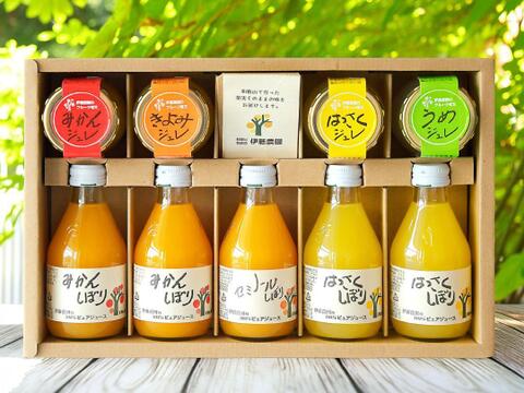 【ギフト】【贈答に!!】和歌山産100%ジュース＆ジュレ 食べ比べ３種【こだわりギフト】 V-113