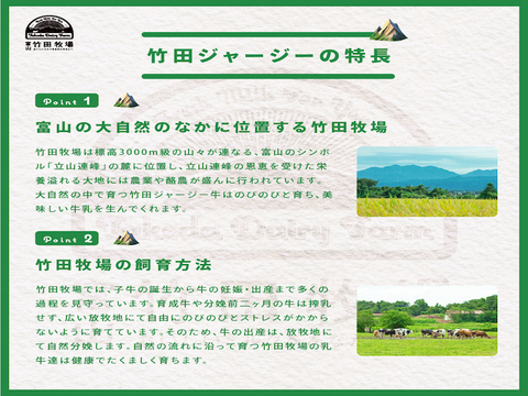 竹田牧場ジャージー牛乳の濃厚プリン｜６個入り