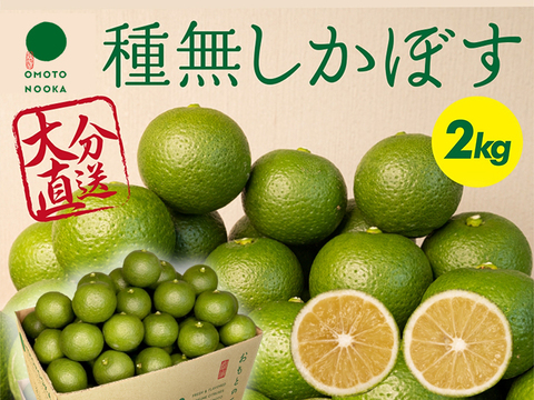 超便利な種無しかぼす 2kg（約18～30個）