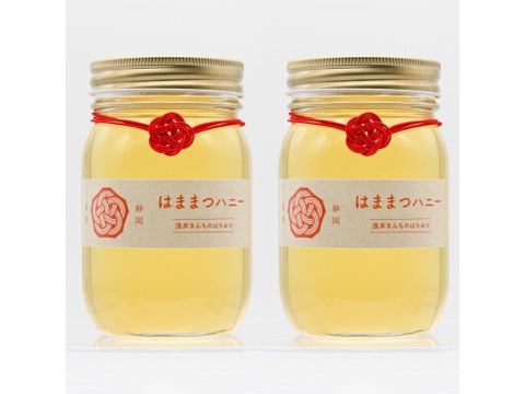 【シャリシャリ500g×2個】【結晶化しました】はままつハニー 2025年 天然はちみつ 非加熱 百花蜜 500g×2個