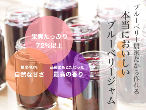 るりしずく＆ブルーベリージャム 食べ比べセット（大瓶2本）【冬ギフト】