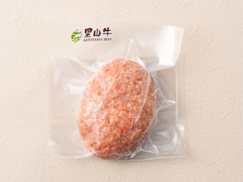 【福袋】里山牛ハンバーグ２種６個セット（660g）