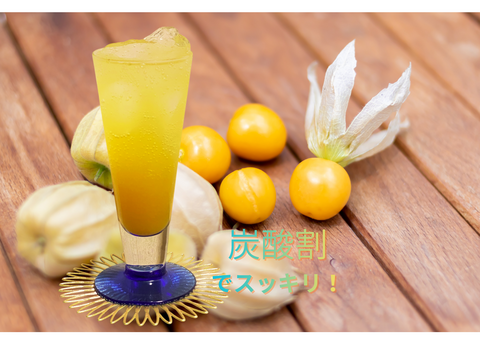 新商品✨陽光の輝き　自然派リキュール🍹ゴールデンベリーリキュール「AUREA TROPICA」200ml×４本入り