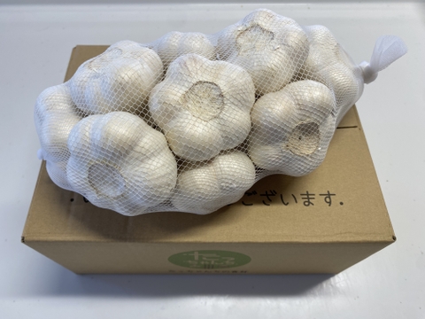青森県産にんにく　ホワイト六片　１キロ　A品　Lサイズ