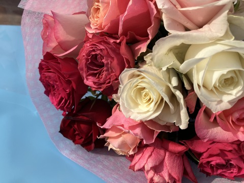 想いを伝える バラの花束（ピンク）【母の日ギフト】