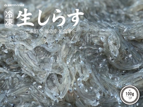お刺身用☆生しらす(冷凍)期間限定発売：千葉県産のしらす｜食べ
