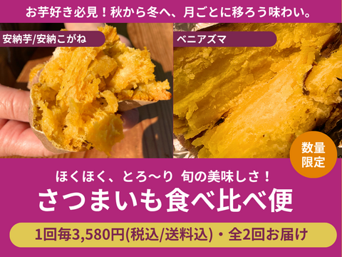 【販売終了】【数量限定】さつまいも食べ比べ便（食べチョク公式）