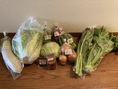 《お徳》味に自信あり豆乳で育った特別栽培　旬の野菜セット＋おまけ【初回限定BOX】