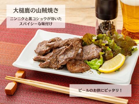 【冬ギフト】鹿肉初心者におすすめ！味付鹿肉食べ比べセット　200g×2p