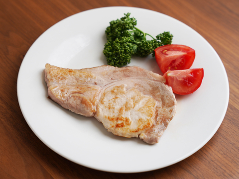 贈り物にピッタリ！10％の希少厳選豚「だいじょ豚」ギフトセット 手造りハンバーグ４個 ロースステーキ4枚 オリジナル藻塩10ｇ付き