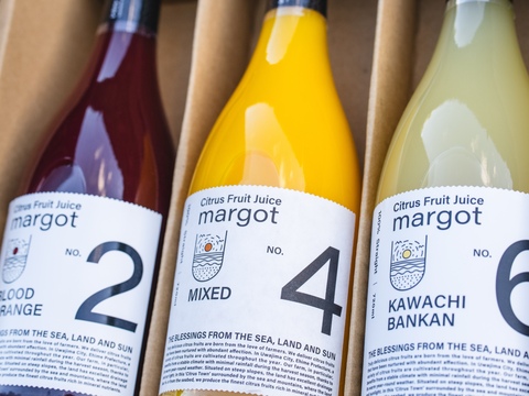 【無添加・果汁100%のストレートジュース】シトラスフルーツジュース マルゴット3種飲み比べセット【冬ギフト】