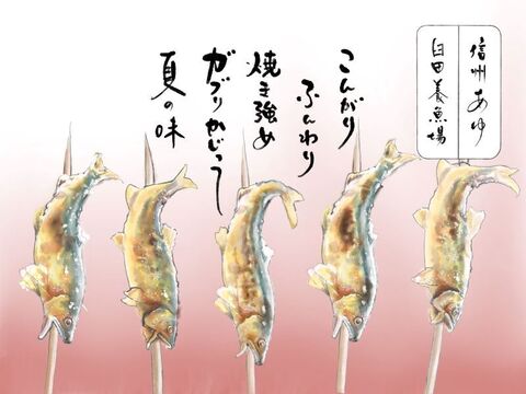 【生鮮】ワンランク上の鮎【信州あゆ２L】10尾