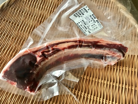鹿骨付きバラ肉（スペアリブ🍖）／ 焼肉BBQに！岡山県産ジビエ🦌（260707−1）