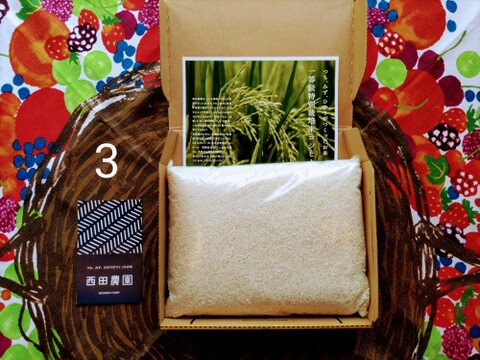 【メール便】((北海道・中国・四国・九州))の方向け【3分づき精米 2kg 】特別栽培米コシヒカリ・一等米・令和5年産 ・有機質肥料のみ・動物性堆肥不使用・低農薬（80％以上削減）