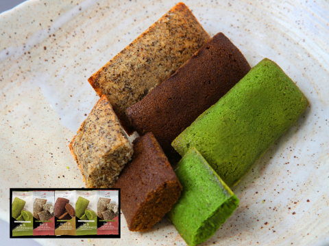 【ギフトにも◎】お茶のフィナンシェ／3種（6個入り）熨斗対応もできます 贈答用 こだわり お土産 緑茶 ほうじ茶 和紅茶 GFT-021