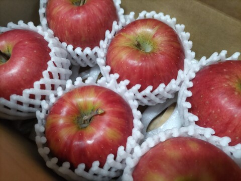 秋田ゆめあかり3キロ　　　今食べごろのりんごです。