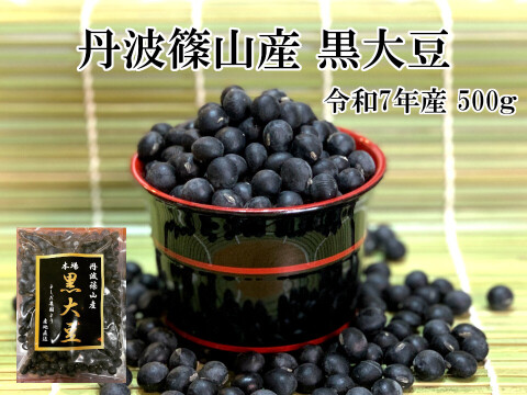 丹波篠山 黒豆 500g 丹波篠山産 丹波黒豆2L 丹波黒お正月 おせち料理 煮豆レシピ付き 令和7年産 大粒