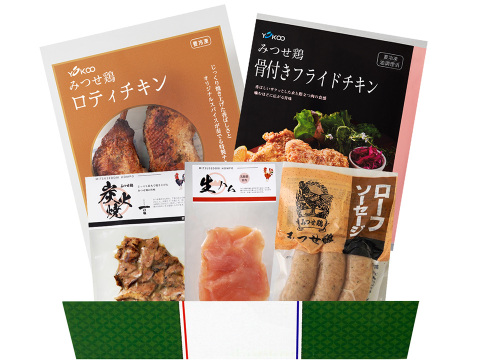 【ギフト・熨斗対応可】みつせ鶏夏の集いセット｜人気5種詰合せ