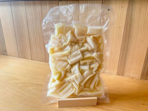 500g！カット済！新鮮朝採れ！釜茹でを冷凍便で『たけのこ(メンマ)水煮』500g×1p