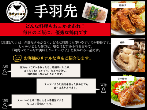 【お一人様1回お試しSET】産地直送！ 『恵那どり』 至福の7種✨詰め合わせSET（冷凍）