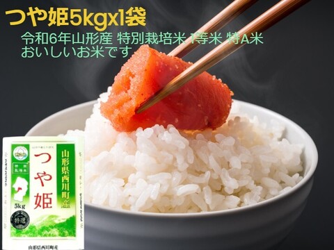 本当においしいつや姫 5kg 特別栽培米 1等米 特A米 無洗米 令和6年山形産