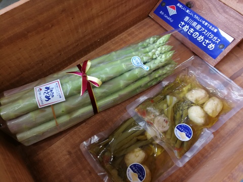【B級品】超極太3L‐1㎏&【新商品】アヒージョ2袋 美味しさはA級品!!一度食べてもらいたい!うちのアスパラ&アヒージョ