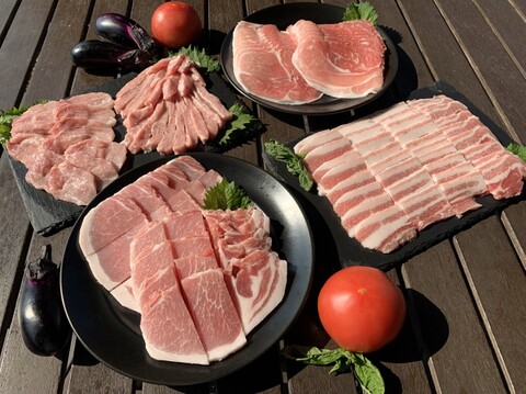 希少部位入り！焼肉用豚肉１.６kg詰合せ【冬ギフト】６部位を食べ比べ！