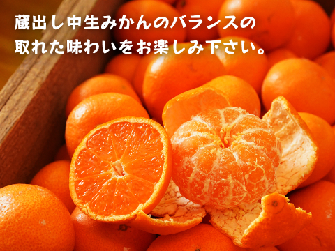 蔵出しみかん中生5kg｜和歌山県海南市下津町の特産品、蔵出しみかんの希少な中生品種