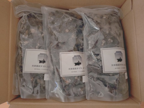 【冬ギフト】【食べ比べセット】宍道湖産ヤマトシジミ 計2.4kg （2Lサイズ0.8kg、Lサイズ0.8kg、Mサイズ0.8kg）