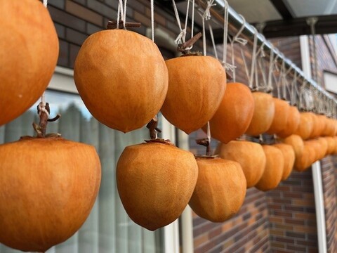 甲州名産「枯露柿」大粒１２個入り