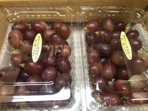 希少！糖度抜群種なしクイーンマスカット 粒2パック800g 『クール便