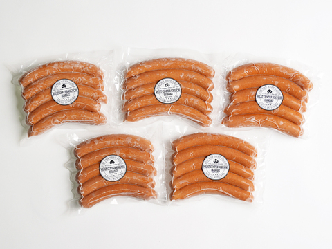 歯ごたえ最高！10％の希少厳選豚「だいじょ豚」粗びきソーセージ5袋