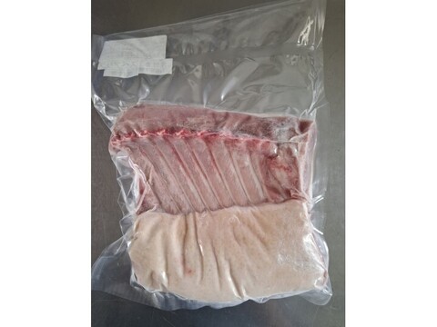 ジビエ　やわらか仔イノシシ　【皮付き・骨付き】　スペアリブ　ブロック　640g