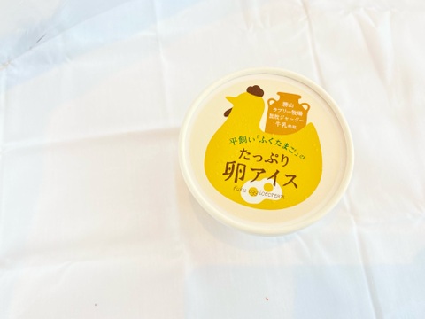 たまご3倍(当社比)!平飼いふくたまごの卵アイス(6個セット)