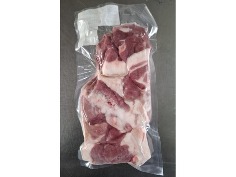 ジビエ　イノシシ【皮付き】ネック　ブツ切り　300g