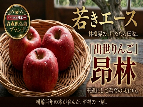 🍎わずか1%昂林こうりん🍎個数限定なかなかお目にかかれない気品高い高級りんご～品種指定キャンペーンお試し特価～🍎秋ギフト🍎【家庭用・贈答用】【10月下旬予約】