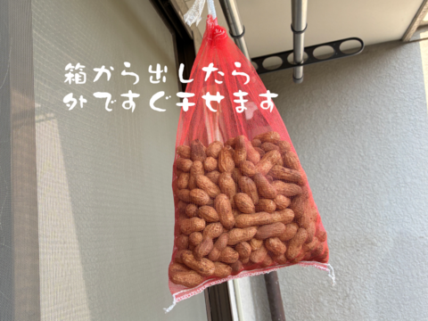 【セール中】落花生の王様！『千葉半立落花生』らっかせい(乾燥500g)生1.3kg相当品