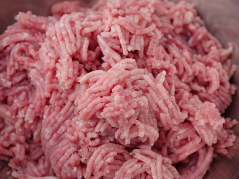 【冷凍】デュロック純粋種100％のウデモモ挽肉350g×1