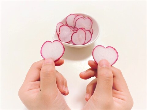 ♥ハートのラディッシュ♥【サラダセット】フリルレタス6袋、お任せ!ふわふわレタス6袋+ラディッシュ【おすすめの食べ方付き】