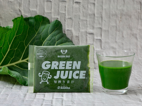 【母の日ギフト】スーパーフード「ケール」餃子＆無添加 旬搾り青汁グリーンジュース「いつまでも元気でいてね！」というメッセージを込めて