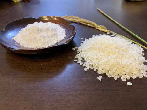 令和4年度淡路島産コシヒカリ【5kg】と淡路島の新米で作った【1kg】米粉セット！