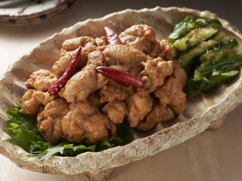 そで肉のピリ辛仕立て！レンジで簡単！みつせ鶏やみつき山賊焼き 計800g