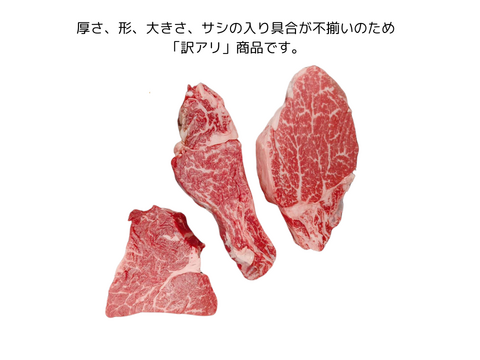 【年末年始大売出し】不揃いヒレステーキ1kg【訳アリ】