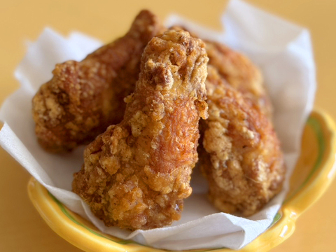 冷凍　手羽元唐揚げニンニク風味【30本】＊簡単調理/お弁当/おつまみ/冷凍可/無添加