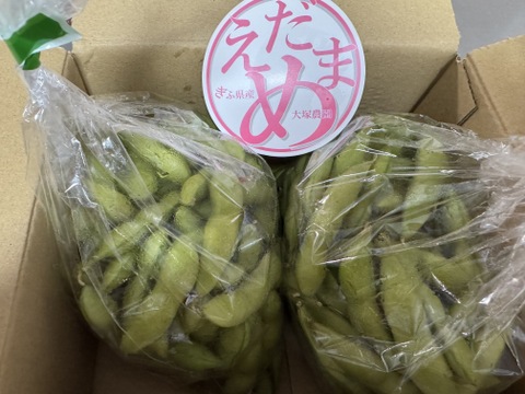 ＜うまっ！＞やみつき必須！うんめえ枝豆！　900g　【朝どれ】