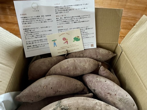 自然栽培〈べにはるか〉大分県産さつまいも　サイズ混合2kg