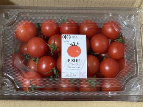 木曽川の清流で育てた有機栽培高糖度ミニトマト【尾州トマト】 ５００g×２Ｐ