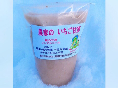 【超レア品】農薬不使用*イチゴ甘酒(160g×6)