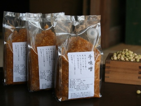 百姓屋つぐみのこだわり味噌 500g×3袋