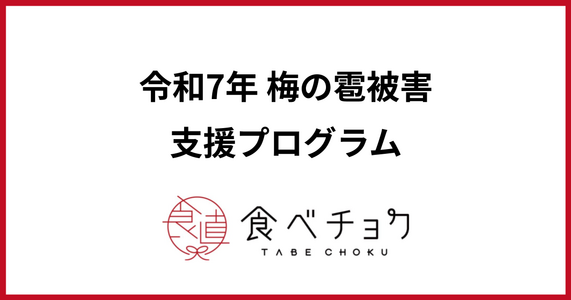 令和7年 梅の雹（ひょう）被害 支援プログラム